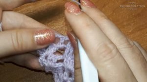 Узор крючком. "Листочки" №5 - Идея для вязания шали крючком. Мастер класс. Вязание крючком