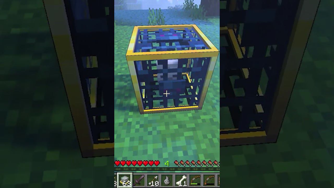 Крафтим СПАВНЕР для создания ФЕРМЫ в Майнкрафт ПЕ (Бедрок)! Моды для Minecraft PE смотреть онлайн