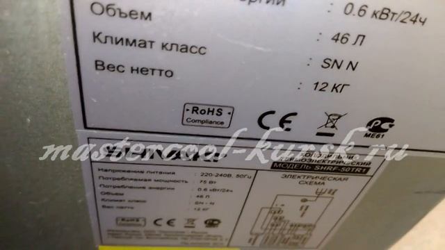 Shivaki SHRF-50. Термоэлектрическиий холодильник смотреть онлайн