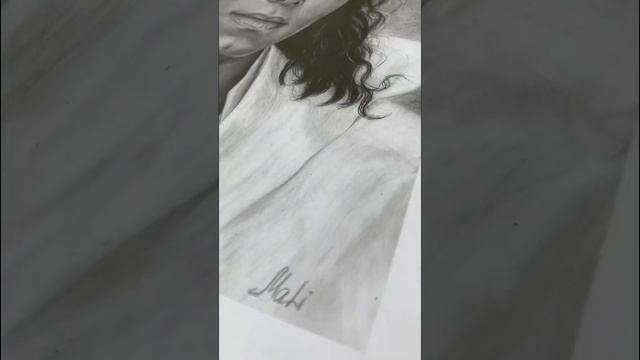 Портрет Майкла Джексона карандашом. Фан арт. Michael Jackson portrait смотреть онлайн