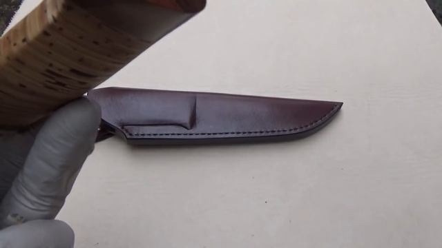 Нож из рукояткой из бересты смотреть онлайн