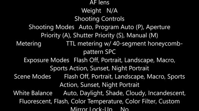 Sony A500 Spec смотреть онлайн