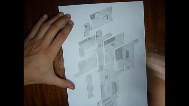 Как нарисовать простой графический рисунок Загадочный дом №13 смотреть онлайн