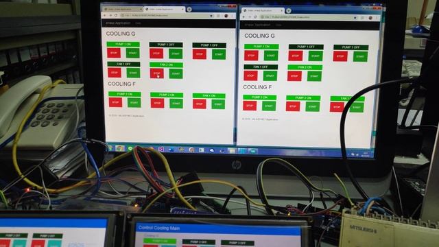 ESP32 & Nextion HMI Websocket Control PLC смотреть онлайн