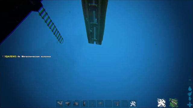 Ark: Survival evolved. Easy kill Alpha Leedsichthys. Ocean Platform. Motoboat. Tek shield. Turrets смотреть онлайн