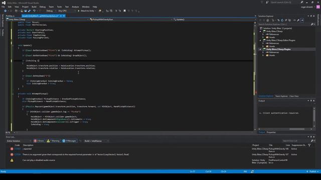 Unity Bite 4: Gravity Gun Lerp смотреть онлайн