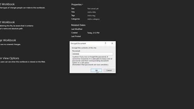 วิธีล็อคไฟล์ excel ใส่รหัสผ่าน password ภายใน 2 นาที смотреть онлайн