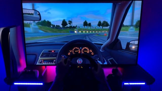 Gran turismo 7 with Logitech g29 on ps5 - Honda NSX Type R ‘92 смотреть онлайн
