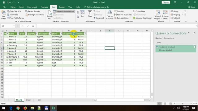 Import Data into Excel 2019 from MySQL Database смотреть онлайн