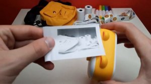 Фотоаппарат мгновенной печати детский Котик