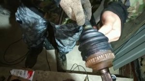 Замена пыльника на приводе на киа рио1