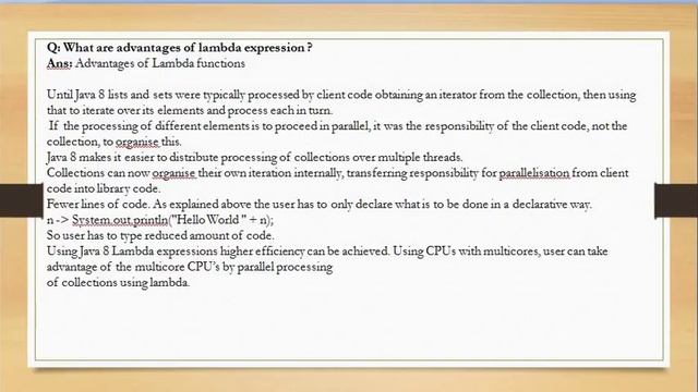 Java 8 Interview Questions смотреть онлайн
