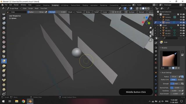 Making Your Name Anime Style Scene in Blender Timelapse смотреть онлайн