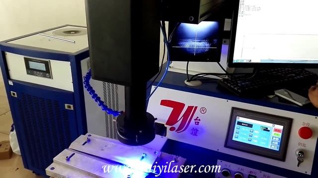 Surgical instruments welding by YAG laser welding machine from Taiyi brand смотреть онлайн