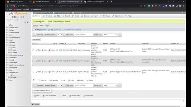 Spring Boot Request & Response as Logs Store into Database смотреть онлайн