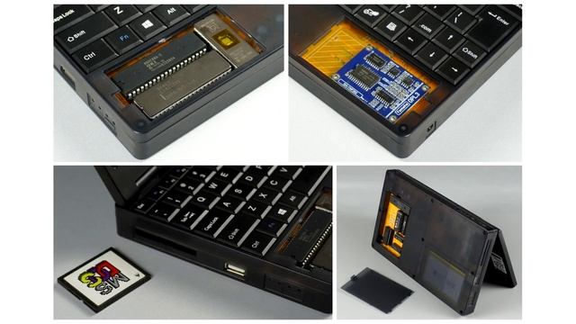 Presented mini laptop for $ 200, which runs MS DOS and Intel 8088 смотреть онлайн