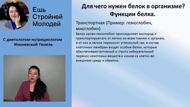 Ешь, стройней, молодей День 2-ой интенсива с диетологом-нутрициологом Жизневской Гюзель смотреть онлайн