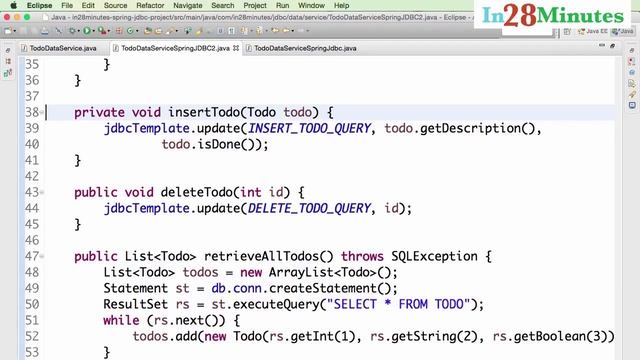 Spring JDBC Tutorial - with Examples смотреть онлайн
