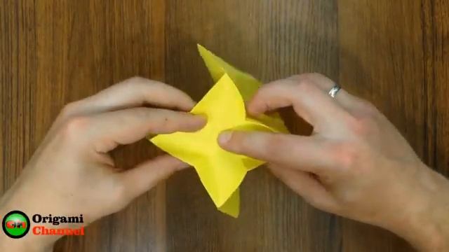 ОРИГАМИ. ОРИГАМИ ЗВЕЗДОЧКА из бумаги. ORIGAMI. STAR. смотреть онлайн