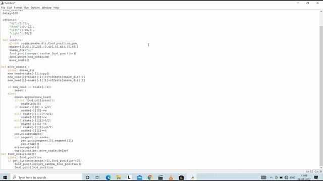 Create NOKIA Snake Game in python in two steps смотреть онлайн
