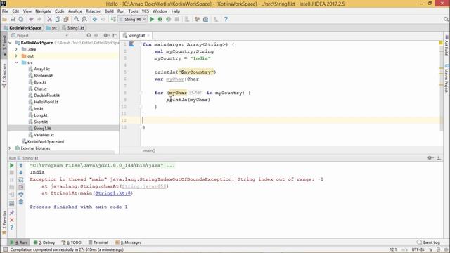 Kotlin - String Data Type смотреть онлайн