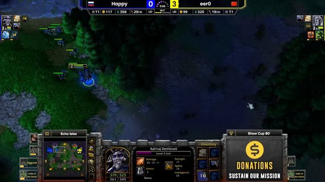 WC3 - Show Cup #80 - [UD] Happy vs Eer0 [UD] смотреть онлайн