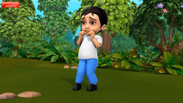 Bear and the Two Friends Hindi Kahaniya | Hindi Stories for Kids | Infobells смотреть онлайн