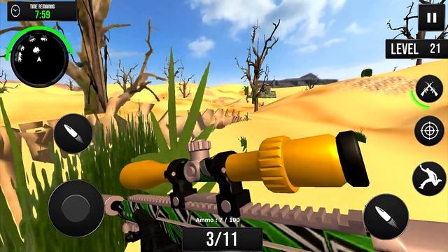 Raptor Dinosaur Hunting Games Android Gameplay смотреть онлайн