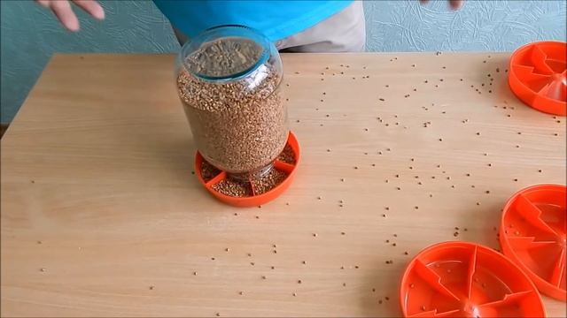 Кормушка для домашней птицы под банку (видео обзор) смотреть онлайн