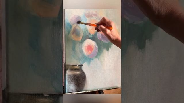 Белые розы. Художник Татьяна Устьянцева. смотреть онлайн