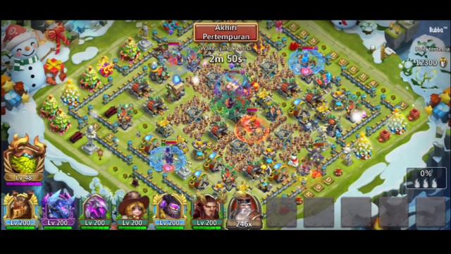 META TUBRUK VS TOP 1 GUILD | ONLY 4 MINUTES | GUILD WAR CASTLE CLASH смотреть онлайн