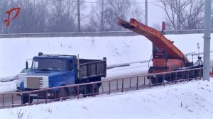 Лаповый снегопогрузчик