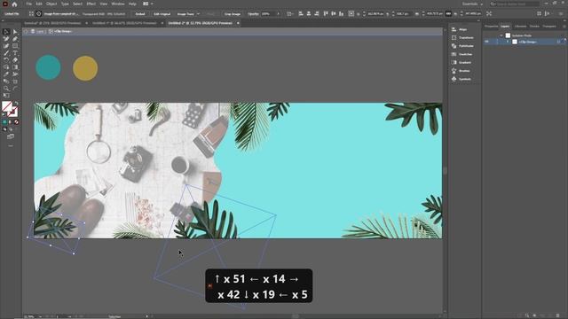 How to Make Billboard Design Advertising in Adobe Illustrator смотреть онлайн