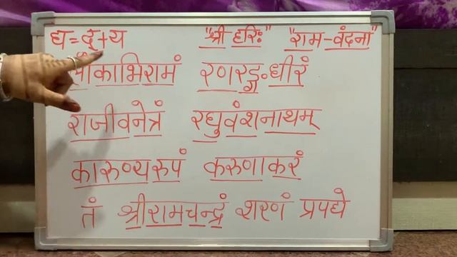 श्री राम वंदना। लोकाभिरामं रणरंगधीरं राजीवनेत्रं रघुवंशनाथम्। श्लोक का उच्चारण अर्थ सहित смотреть онлайн