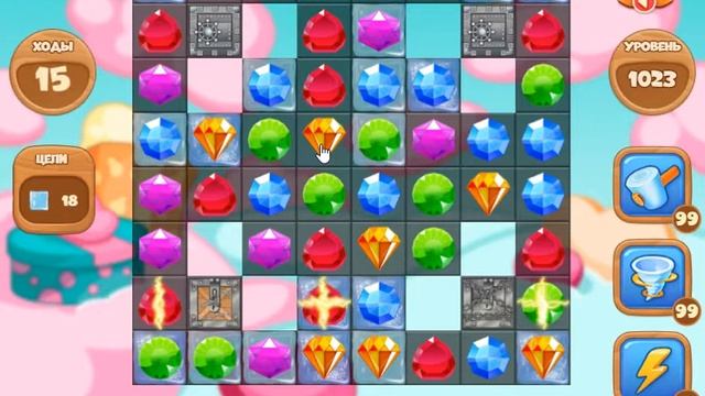 Сокровища Пиратов 1023 уровень - Pirate Treasures Level 1023 смотреть онлайн