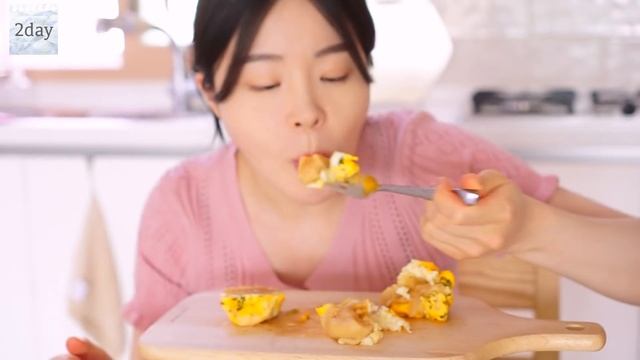 Diet｜?여름맞이 다이어트 3탄｜3일동안 -2kg, 쫀득하고 달달구리한 계란꿀빵 만들어 먹기, 치즈감자