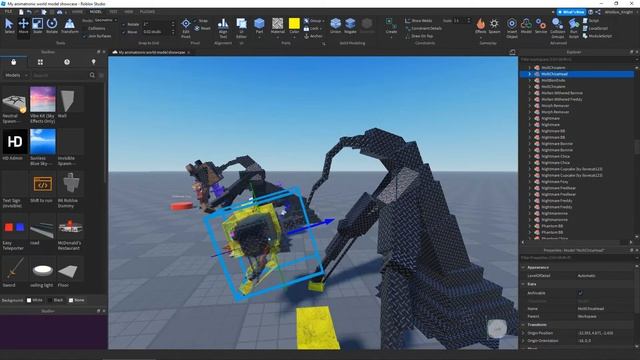 Making the Molten Withered Animatronic(s) | Part 2 - FNaF Roblox Studio смотреть онлайн