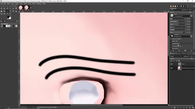 (BASICS) How to Begin Editing Face Textures Using GIMP | VRChat/GIMP Avatar Tutorial смотреть онлайн