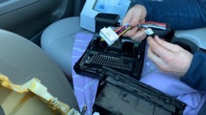 Установка магнитолы Teyes x1 на Hyundai Santa Fe classic