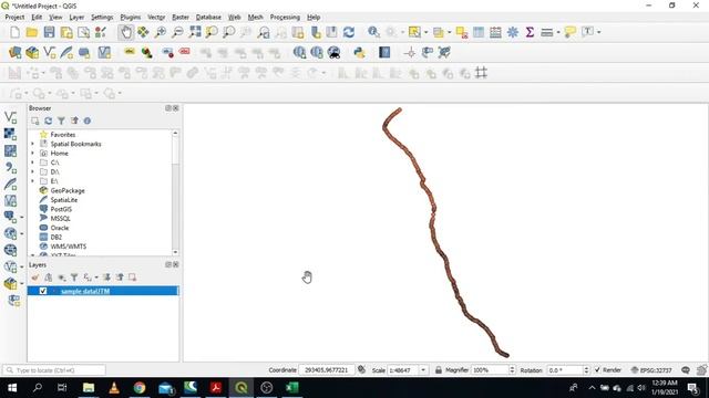 How to convert UTM to Latitude Longitude Coordinates | Degrees Coordinates (QGIS Tutorial) смотреть онлайн