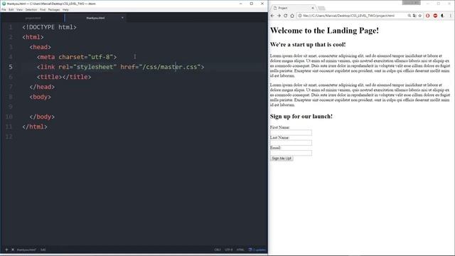 005 simple web site in HTML & CSS for beginner || Complete web Design and Development Course смотреть онлайн