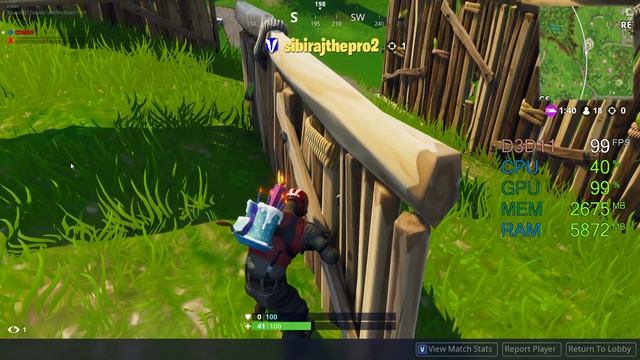GeForce GTX 1060 6GB -- Intel Core i7-860 -- Fortnite Battle Royale FPS Test Epic смотреть онлайн
