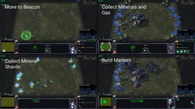 StarCraft II 'mini games' for AI research смотреть онлайн
