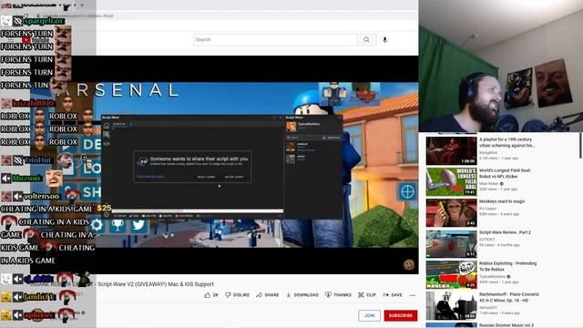 Forsen Reacts to INSANE ROBLOX EXPLOIT - Script-Ware V2 (GIVEAWAY!) Mac & IOS Support смотреть онлайн