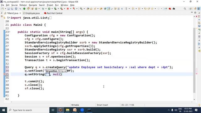 update and delete query in hibernate hql смотреть онлайн