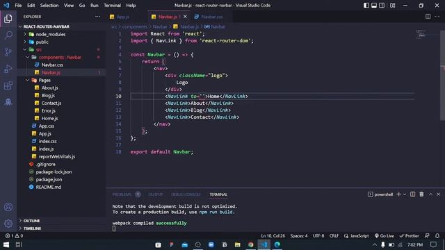 Create A Navbar In React With Routing смотреть онлайн