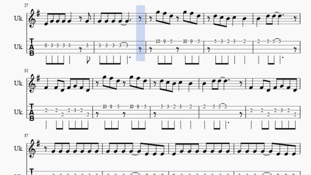 Ukulele Tab: How to play Poker Face by Lady Gaga смотреть онлайн