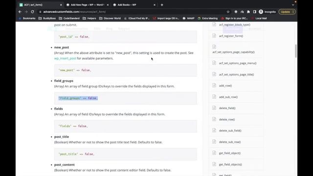 How to Create a Front-End Form for Your WordPress Site Using Advanced Custom Fields (ACF) | Part - смотреть онлайн