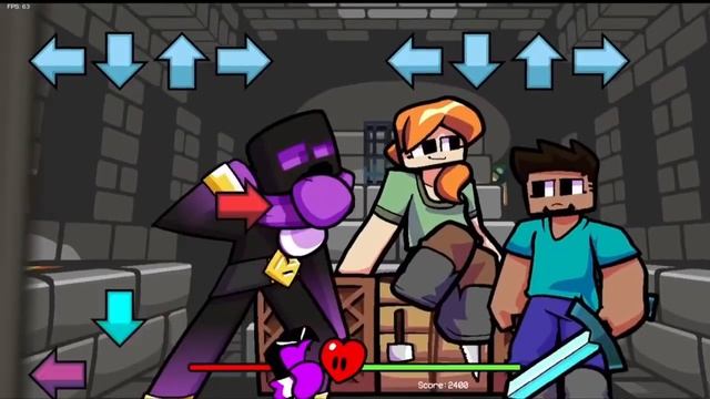 Minecraft Friday Night Funkin' смотреть онлайн