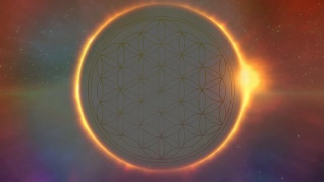 NEW MOON MEDITATION: TOTAL SOLAR ECLIPSE CRYSTAL MEDITATION ~ Sacred Geometry Flower of Life смотреть онлайн